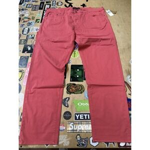 Polo Ralph Lauren Pants Mens The Varick Slim Straight 48 B x 32 "RED" Stretch
